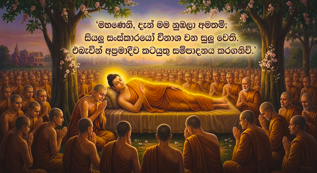 බුදුපියාණන් වහන්සේගේ අන්තිම අවවාදය
