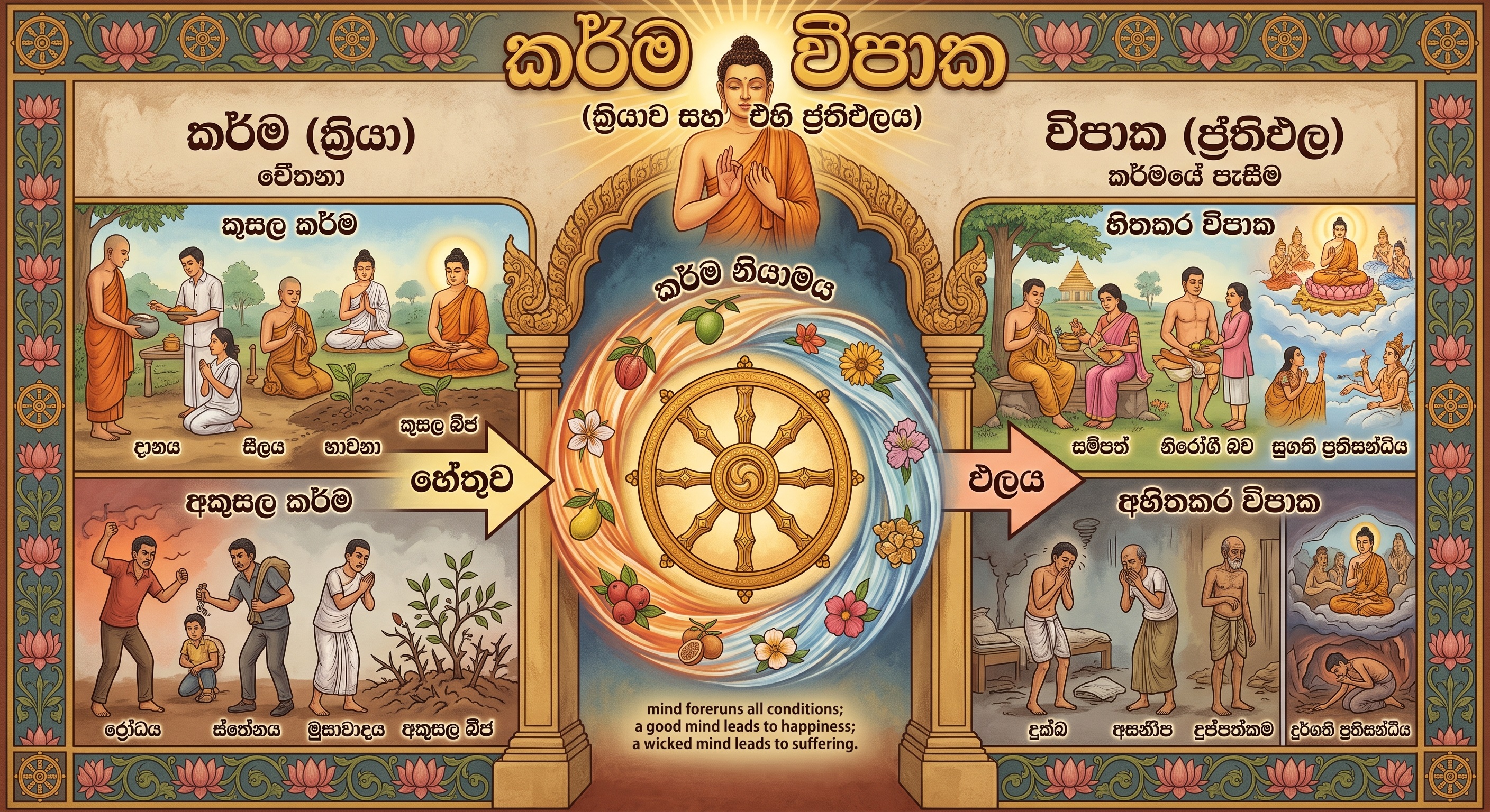 පාක කාල කර්ම චතුෂ්කය (කර්ම විපාක දෙන කාලය අනුව කර්ම වර්ග හතර)